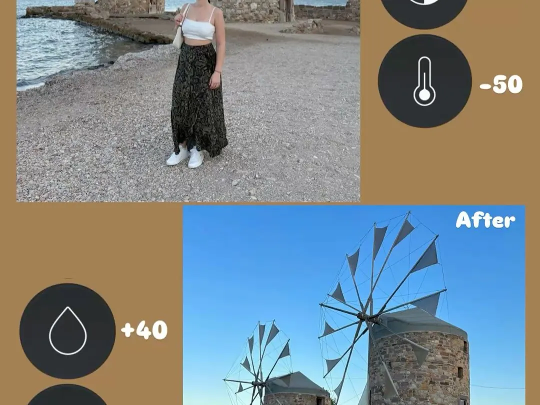 Cleaner photos without a complex editor